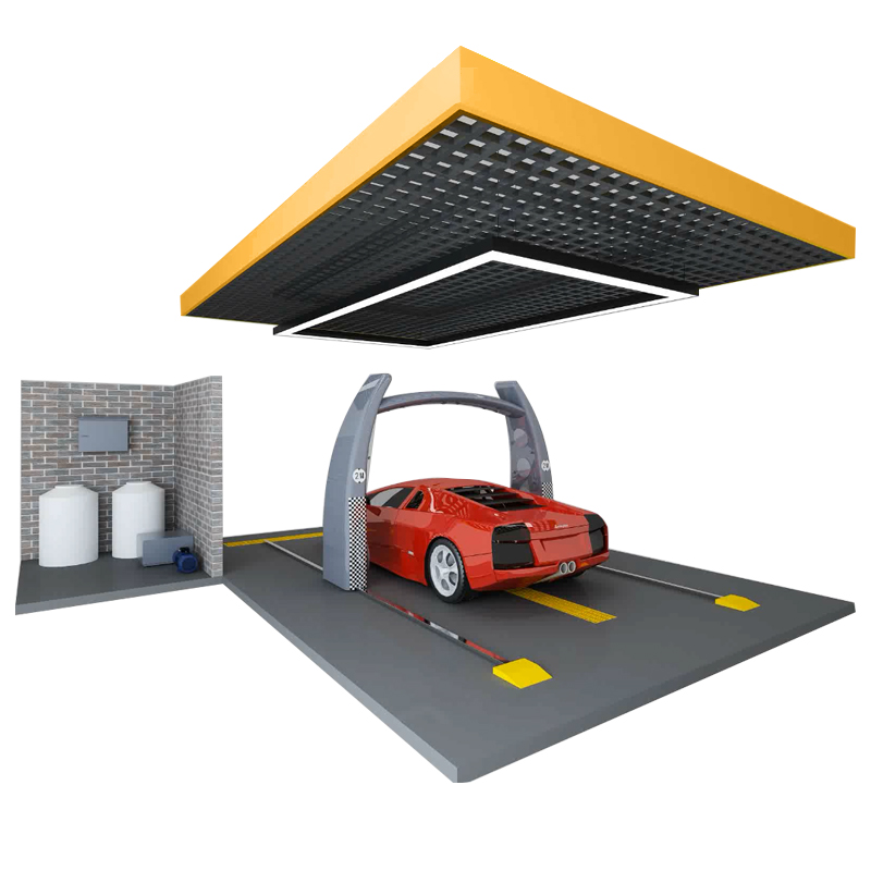 Tram rua xe tu phuc vu